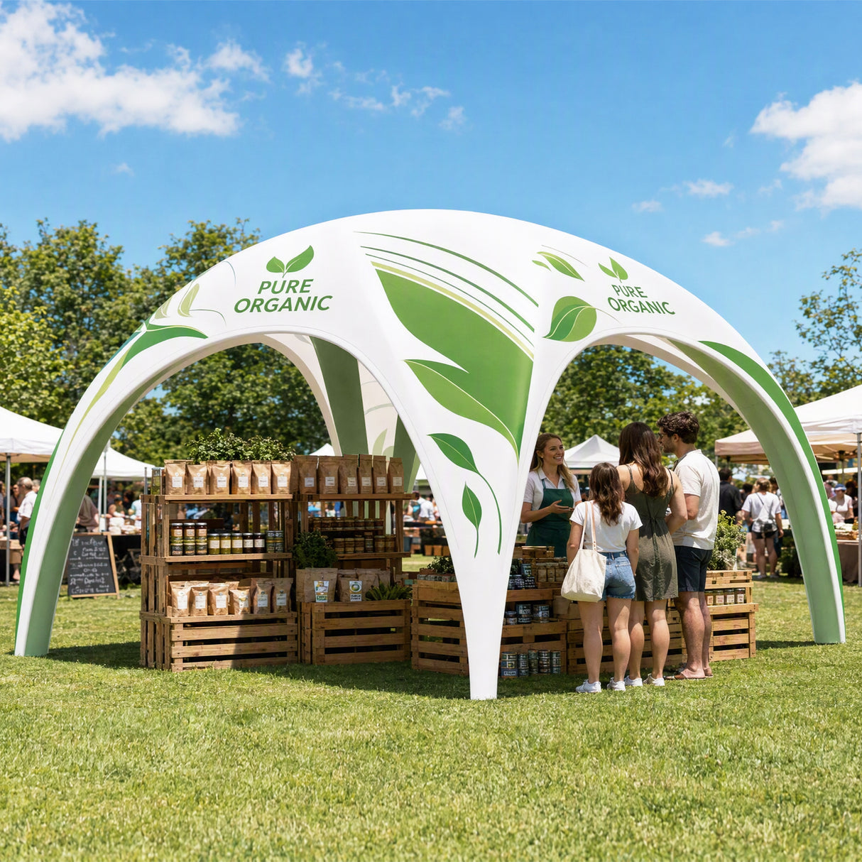 Custom Inflatable Event Tent with Logo, Igloo Tent