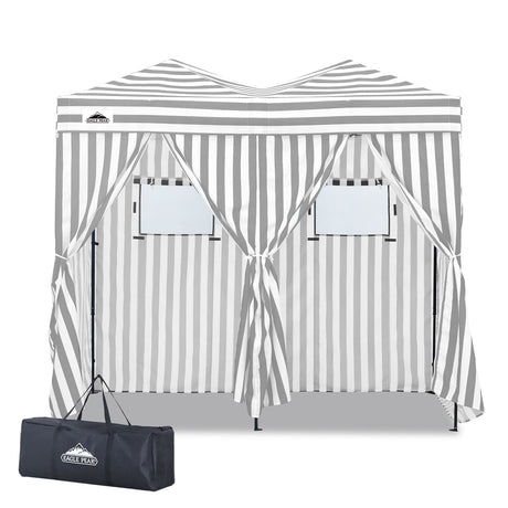 8x4 Outdoor Changing Room, 2 Room Pop Up Portable Changing Room - Eagle Peak Custom Canopy Tent