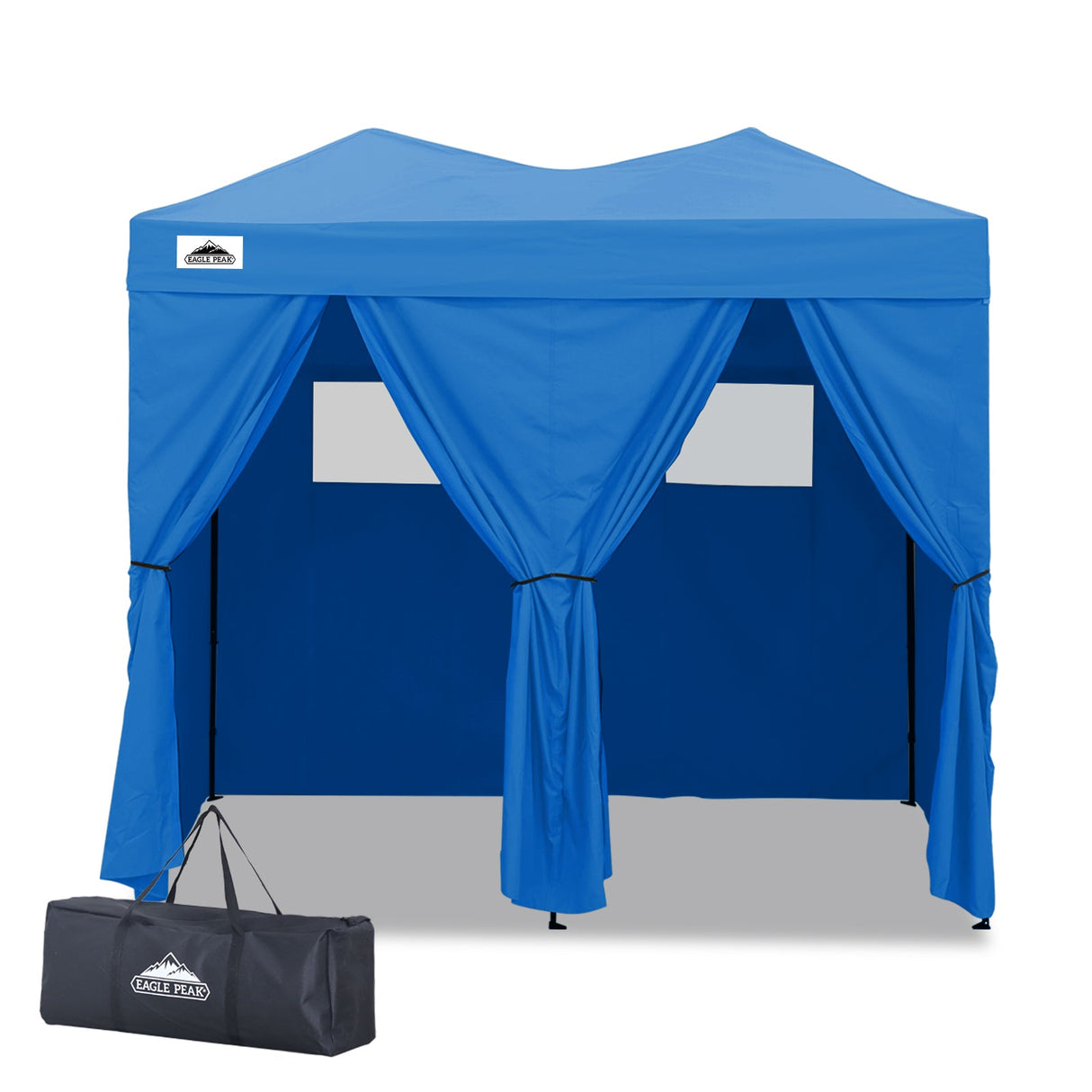 8x4 Outdoor Changing Room, 2 Room Pop Up Portable Changing Room - Eagle Peak Custom Canopy Tent