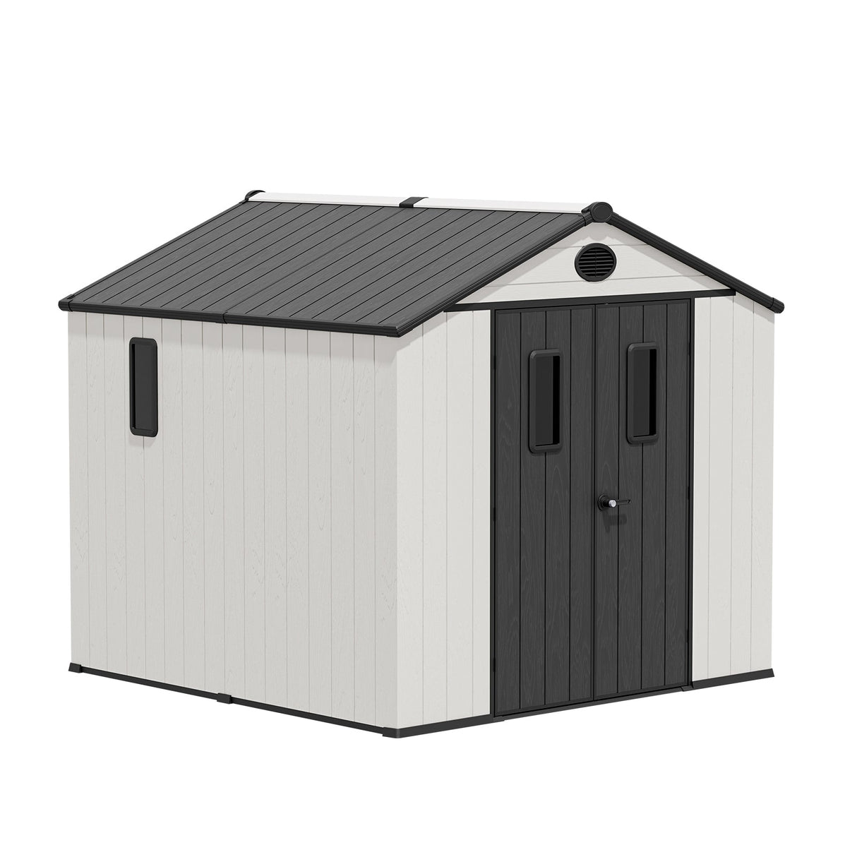 8x6/8x8 Resin Outdoor Storage Shed,Weatherproof Garden Shed - Eagle Peak Custom Canopy Tent