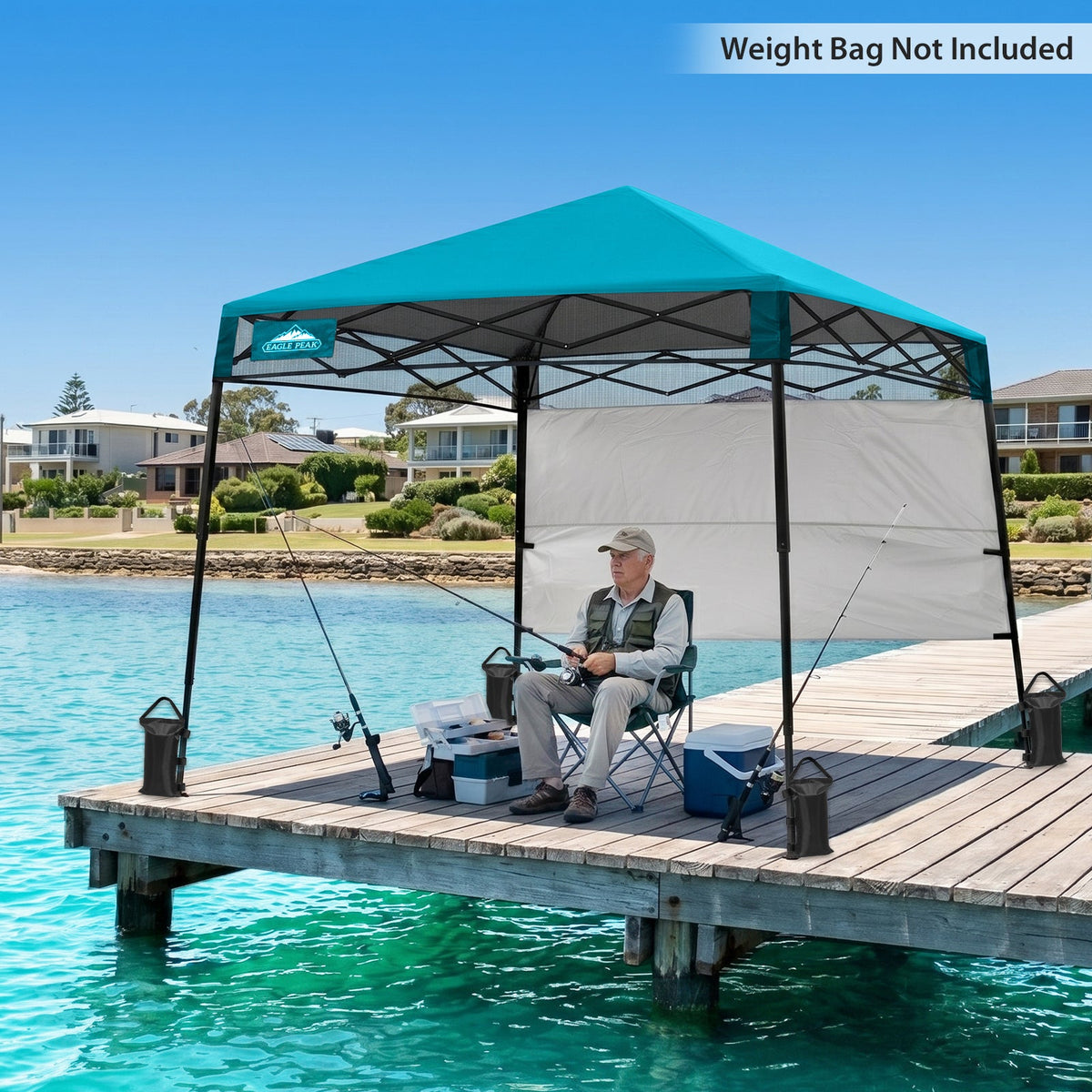 8X8 Pop Up Canopy Tent, Compact Backpack Canopy - Eagle Peak®