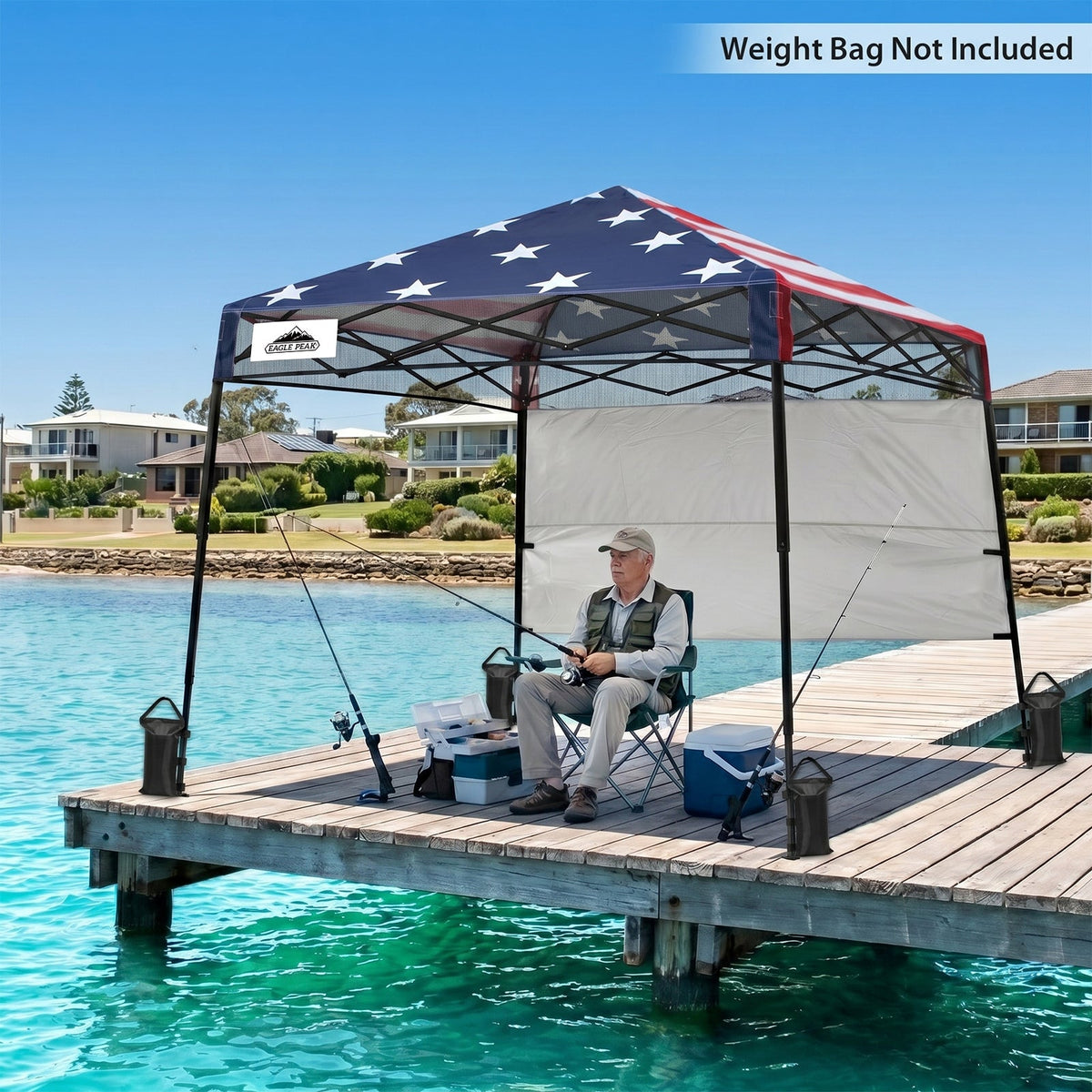 8X8 Pop Up Canopy Tent, Compact Backpack Canopy - Eagle Peak®