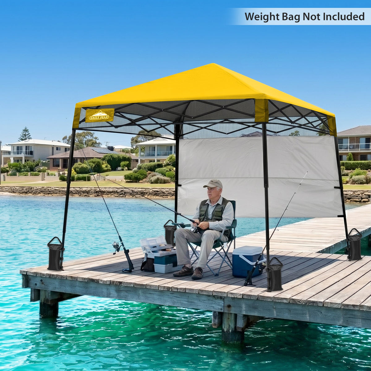 8X8 Pop Up Canopy Tent, Compact Backpack Canopy - Eagle Peak®