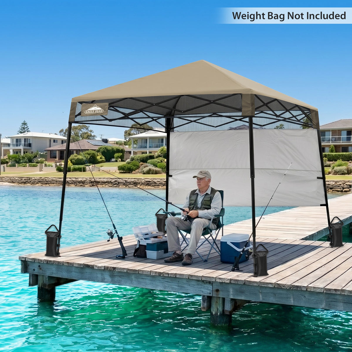 8X8 Pop Up Canopy Tent, Compact Backpack Canopy - Eagle Peak®