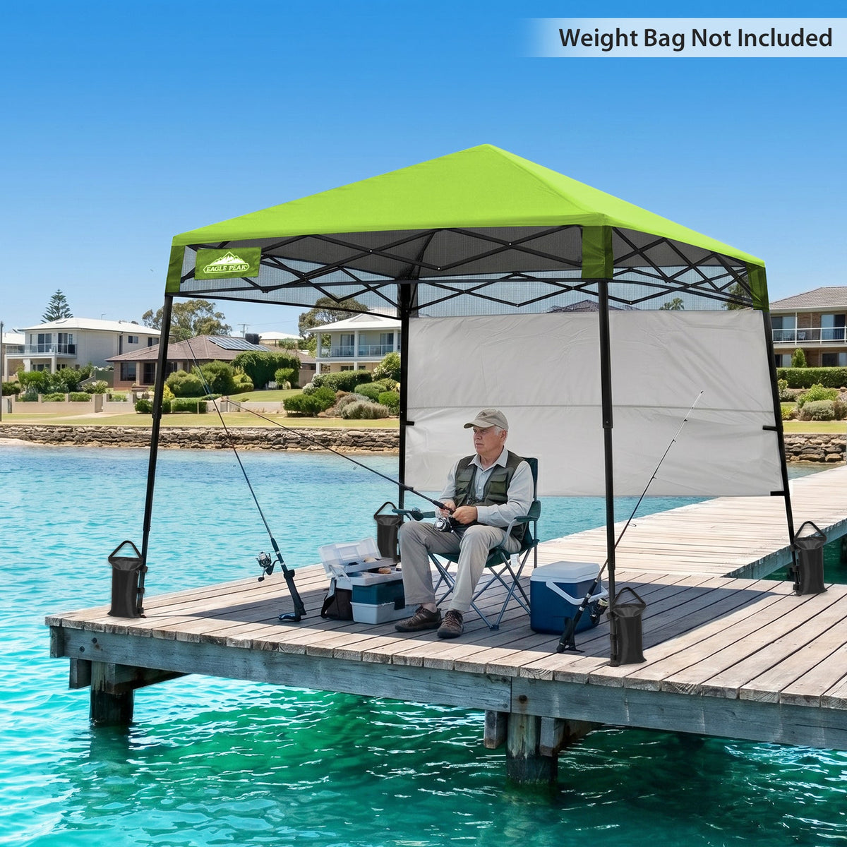 8X8 Pop Up Canopy Tent, Compact Backpack Canopy - Eagle Peak®