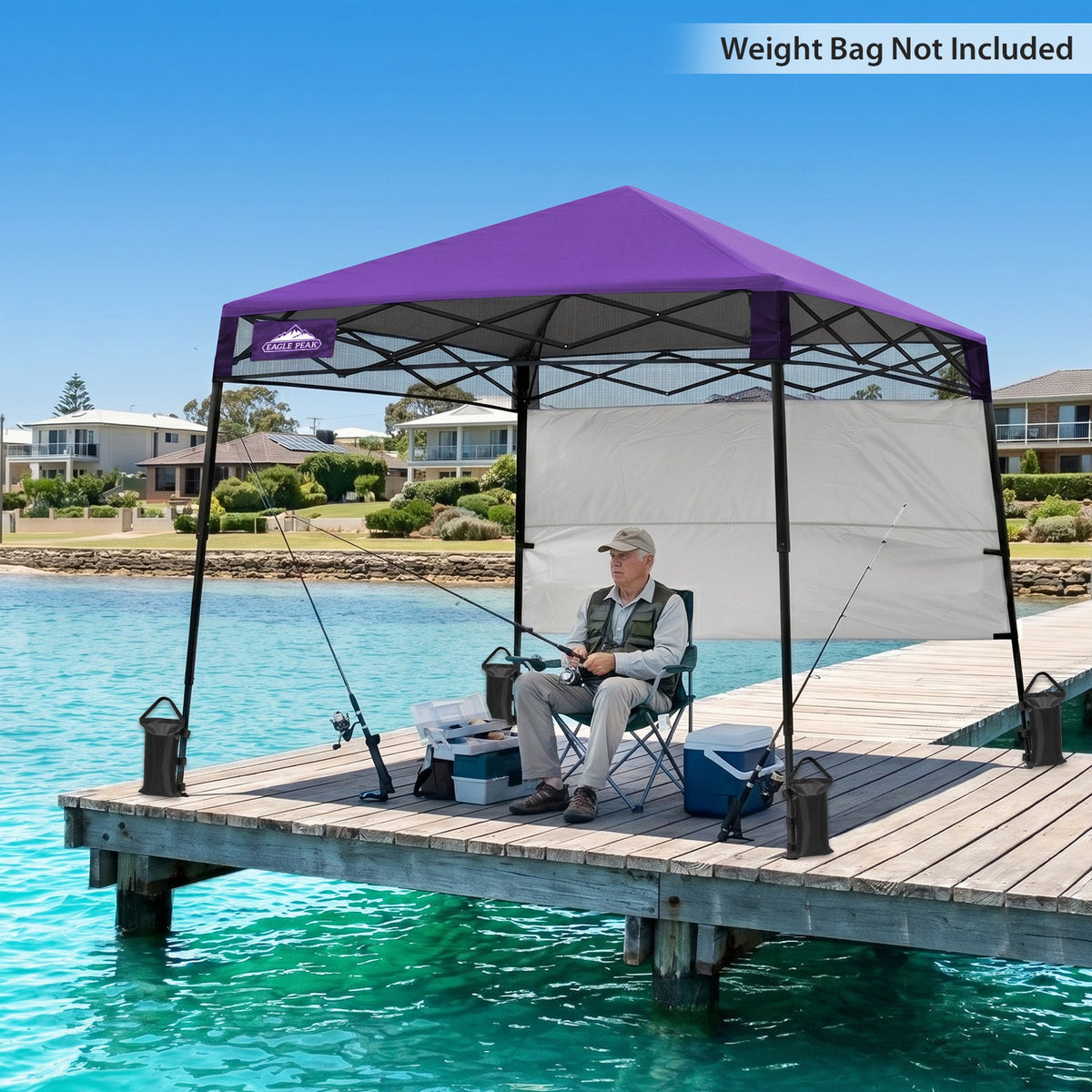 8X8 Pop Up Canopy Tent, Compact Backpack Canopy - Eagle Peak®