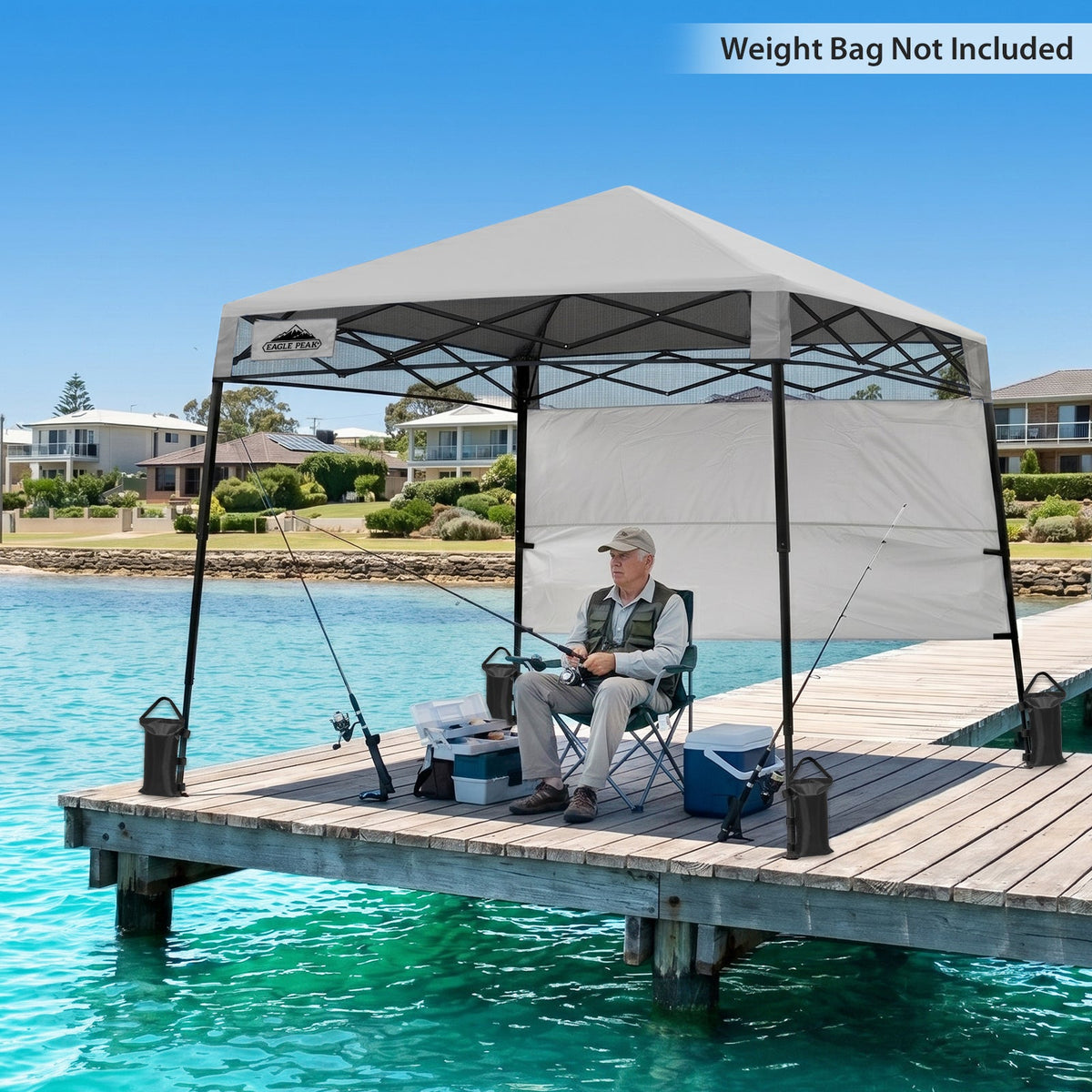 8X8 Pop Up Canopy Tent, Compact Backpack Canopy - Eagle Peak®