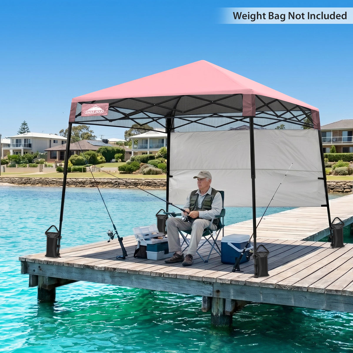 8X8 Pop Up Canopy Tent, Compact Backpack Canopy - Eagle Peak®