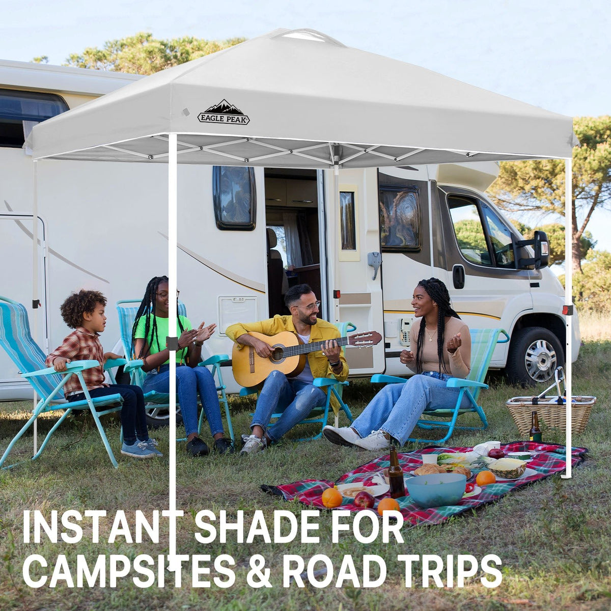 8x8 Pop Up Canopy Tent Easy Up Canopy Outdoor - Eagle Peak®