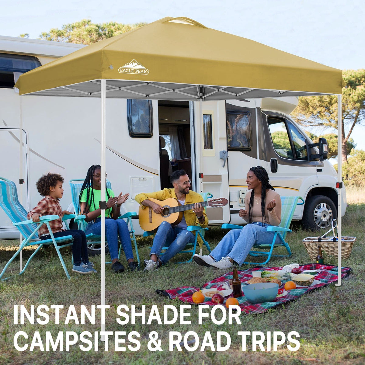 8x8 Pop Up Canopy Tent Easy Up Canopy Outdoor - Eagle Peak®