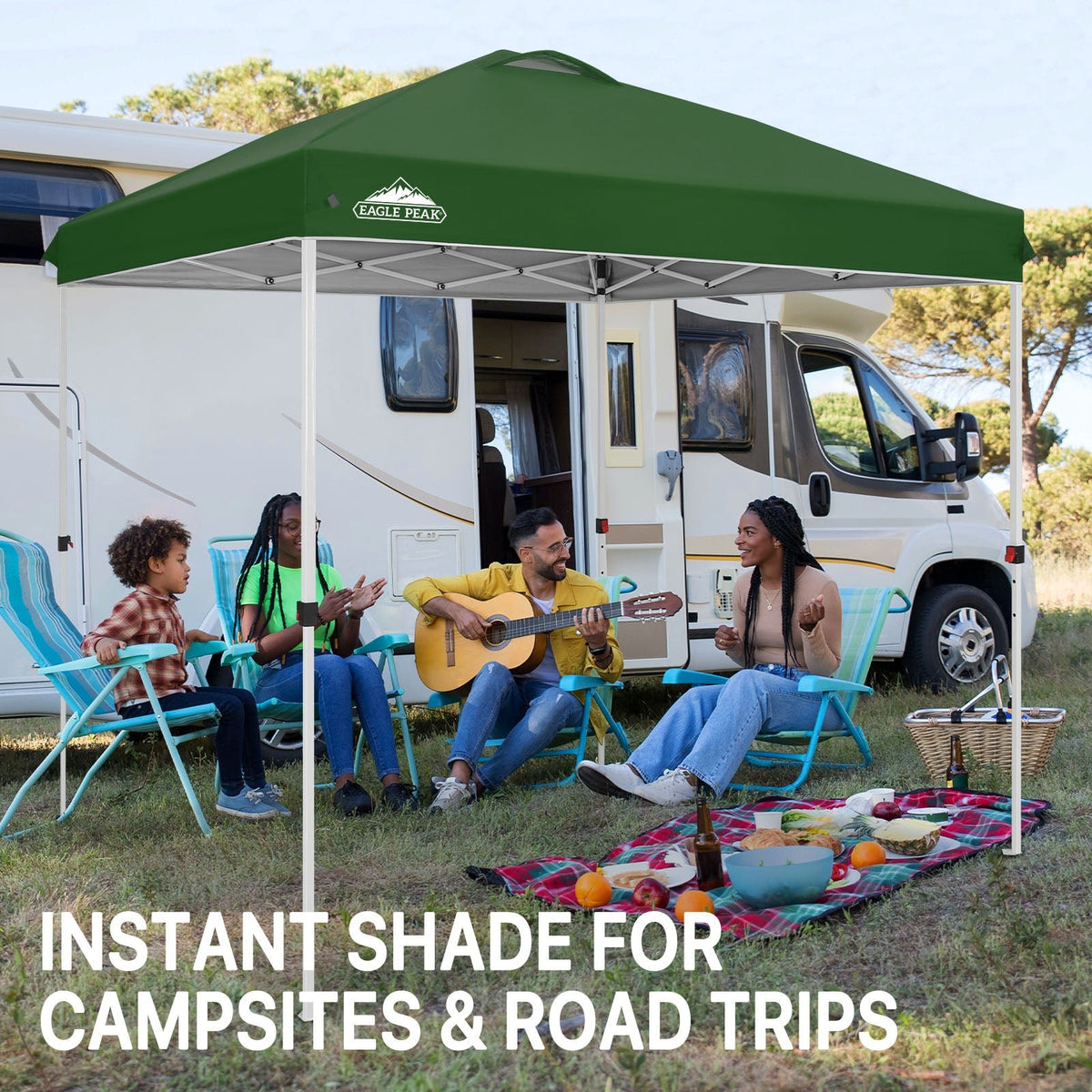 8x8 Pop Up Canopy Tent Easy Up Canopy Outdoor - Eagle Peak®