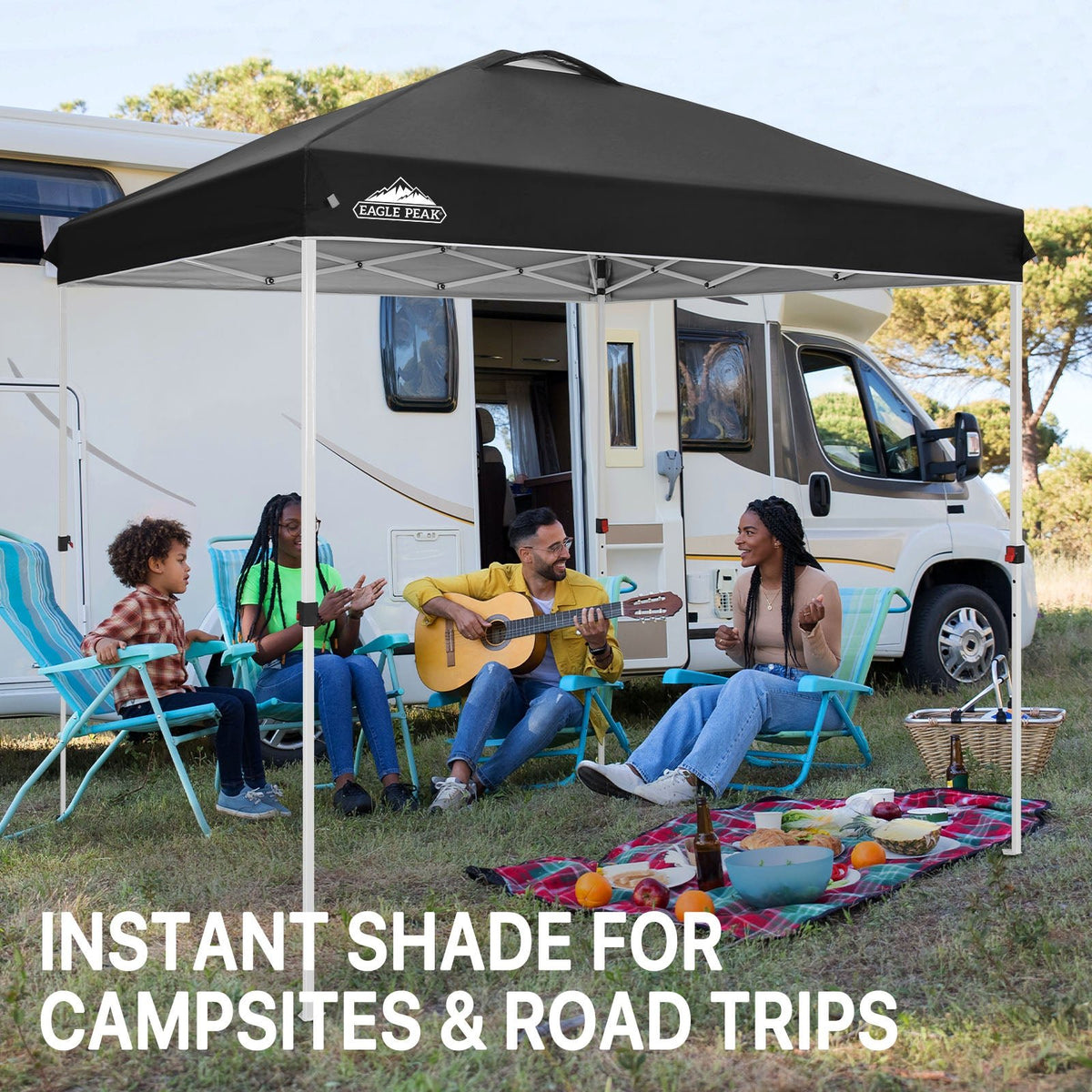 8x8 Pop Up Canopy Tent Easy Up Canopy Outdoor - Eagle Peak®