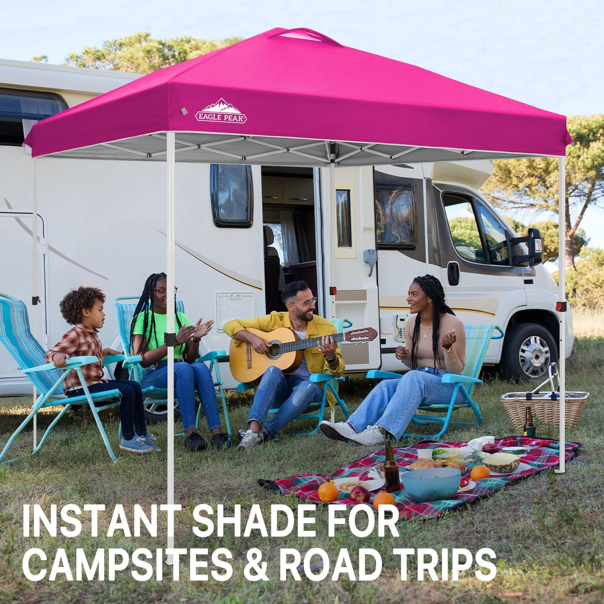 8x8 Pop Up Canopy Tent Easy Up Canopy Outdoor - Eagle Peak®