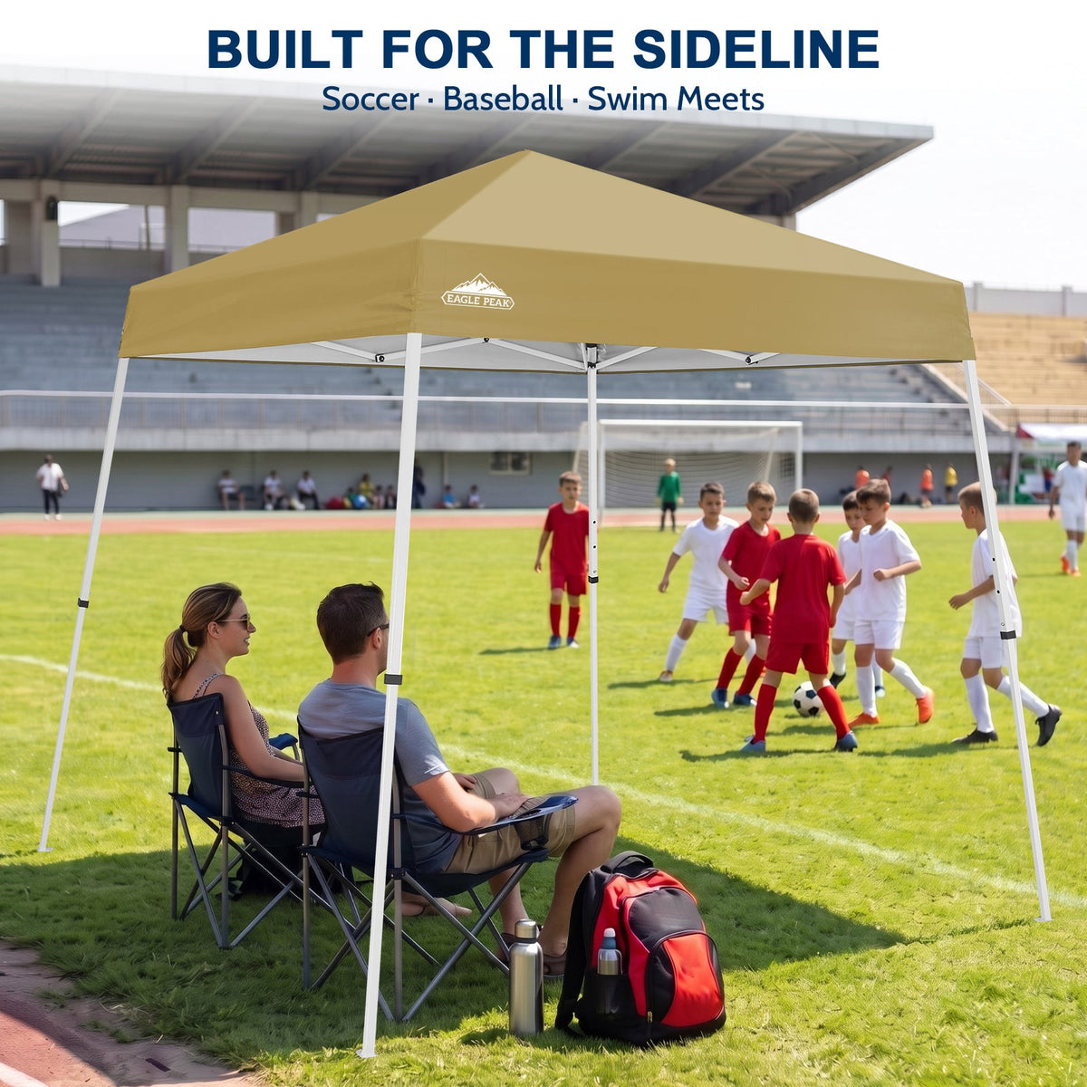 8x8 Slant Leg Pop Up Canopy Tent - Eagle Peak®