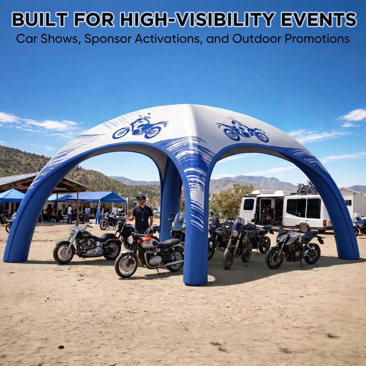 Custom Inflatable Event Tent with Logo, Spider Tent
