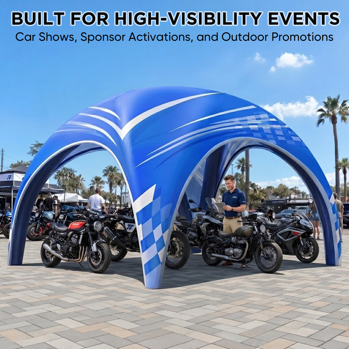 Custom Inflatable Event Tent with Logo, Igloo Tent