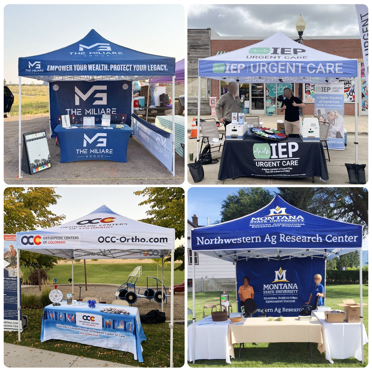 Custom Canopy Top Cover with Sidewall to Fit Your 10x10 Canopy Frame - Eagle Peak Custom Canopy Tent