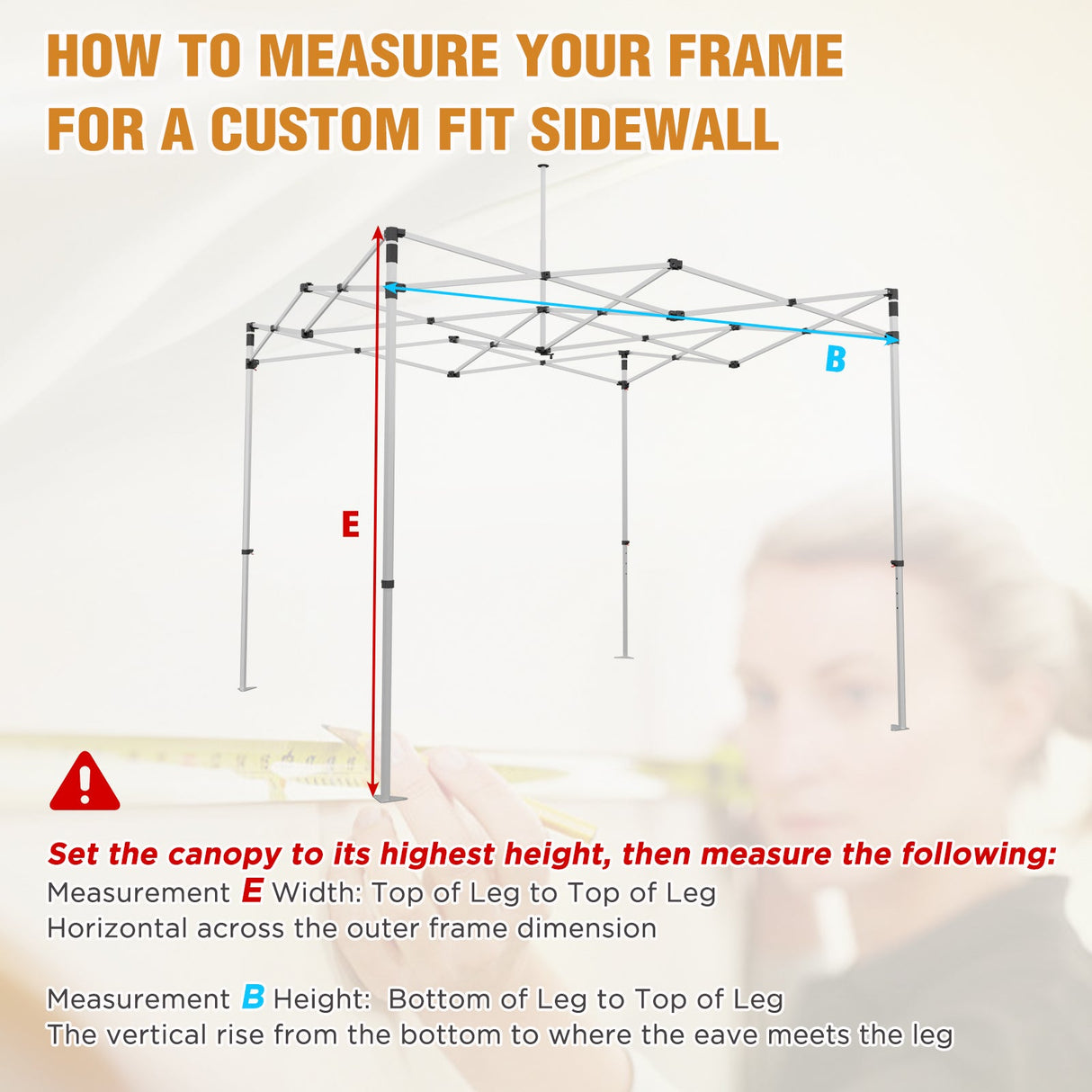 Custom Canopy Top Cover with Sidewall to Fit Your 10x10 Canopy Frame - Eagle Peak Custom Canopy Tent