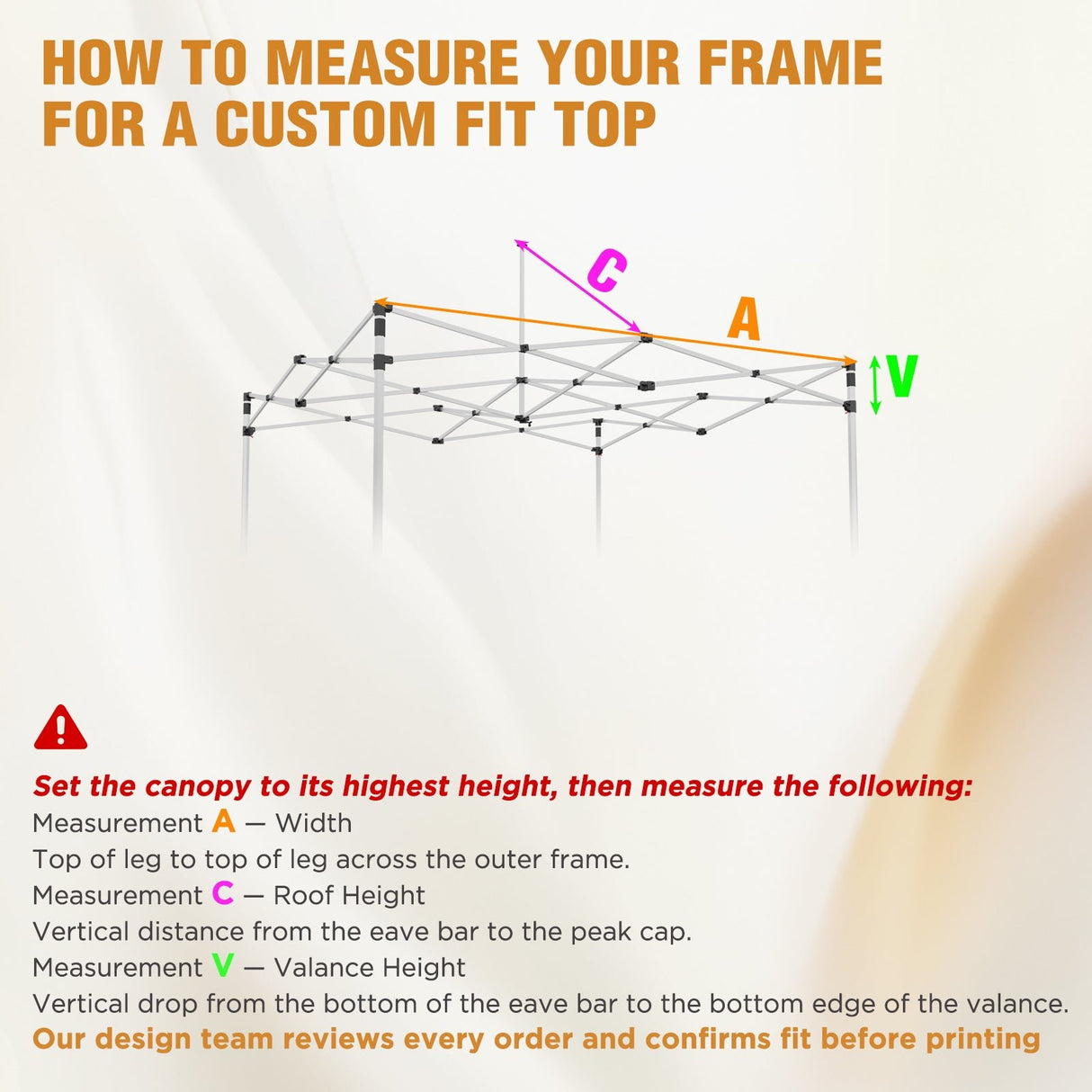 Custom Canopy Top Cover with Sidewall to Fit Your 10x10 Canopy Frame - Eagle Peak Custom Canopy Tent