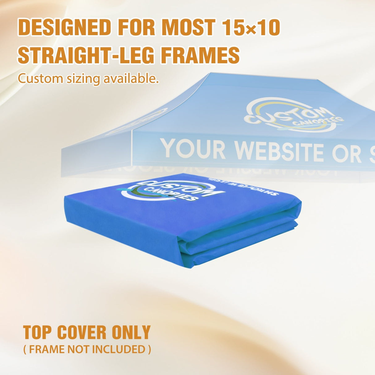 Custom Canopy Top Cover with Sidewall to Fit Your 10x15 Canopy Frame - Eagle Peak Custom Canopy Tent