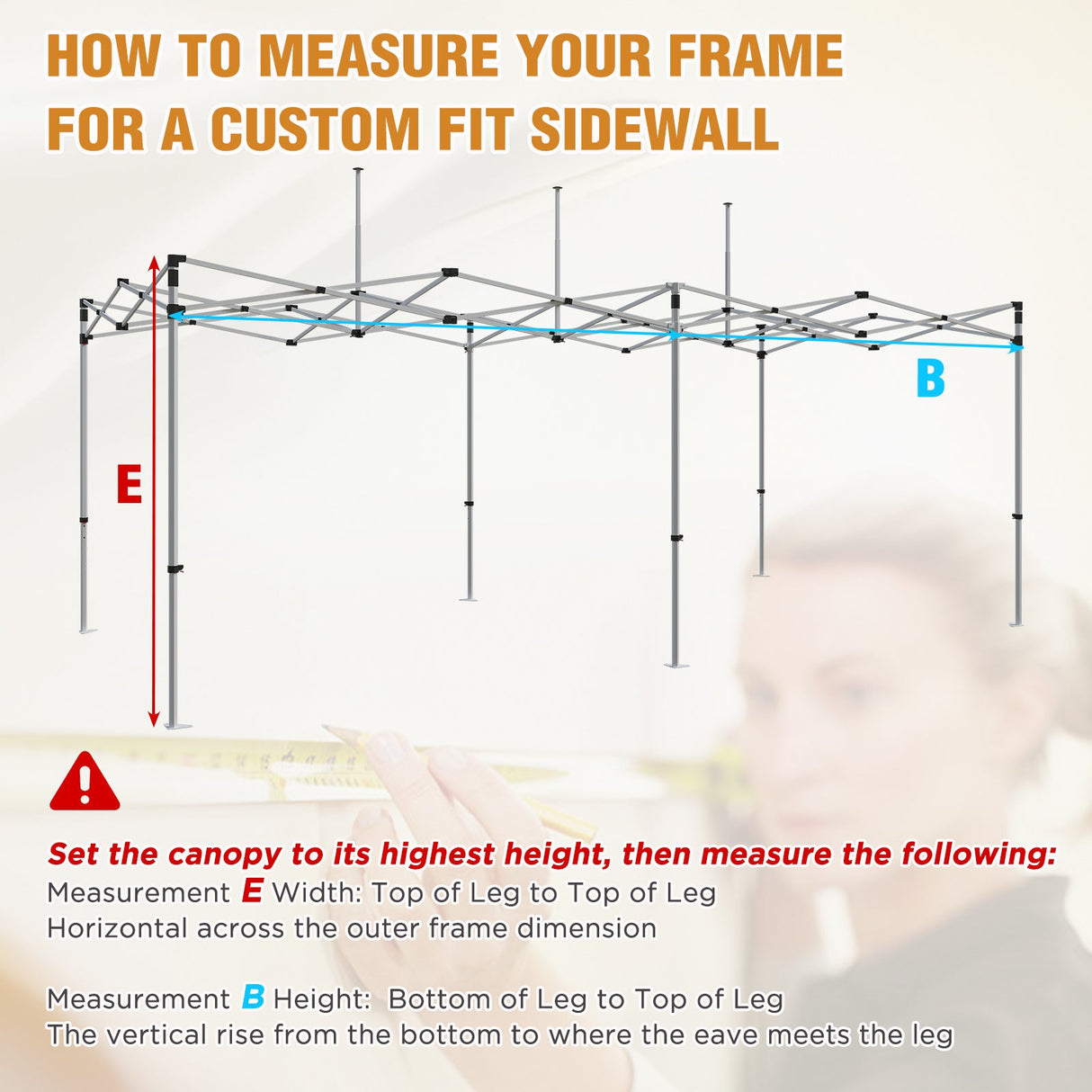 Custom Canopy Top Cover with Sidewall to Fit Your 10x20 Canopy Frame - Eagle Peak Custom Canopy Tent