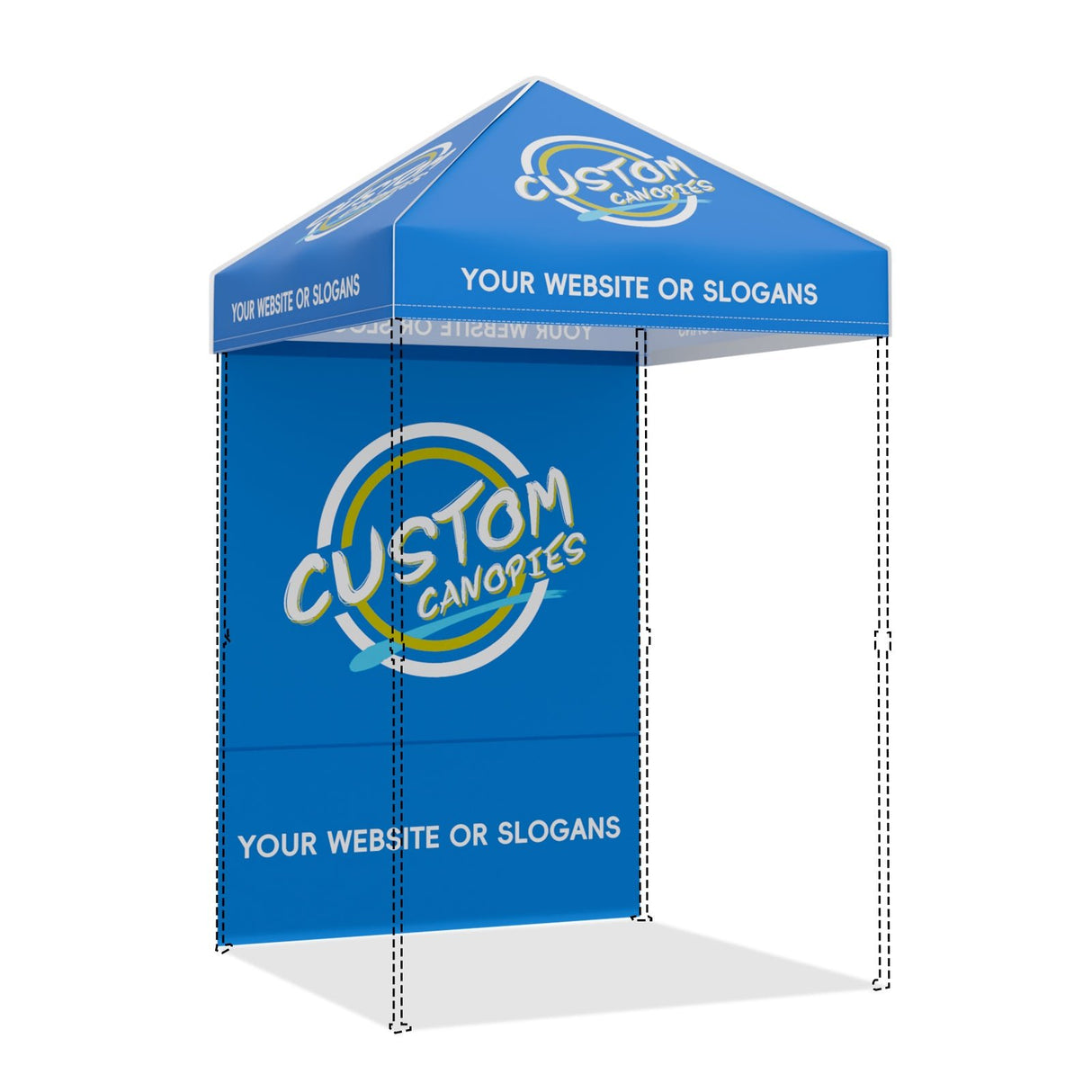 Custom Canopy Top Cover with Sidewall to Fit Your 5x5 Canopy Frame - Eagle Peak Custom Canopy Tent