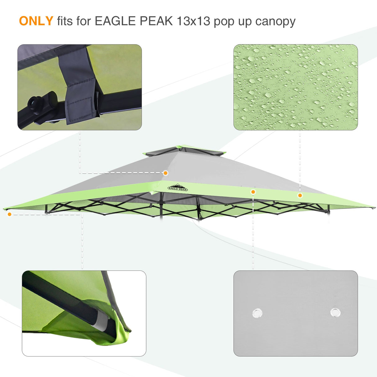 E169EPT - Canopy Top, All Colors - Eagle Peak