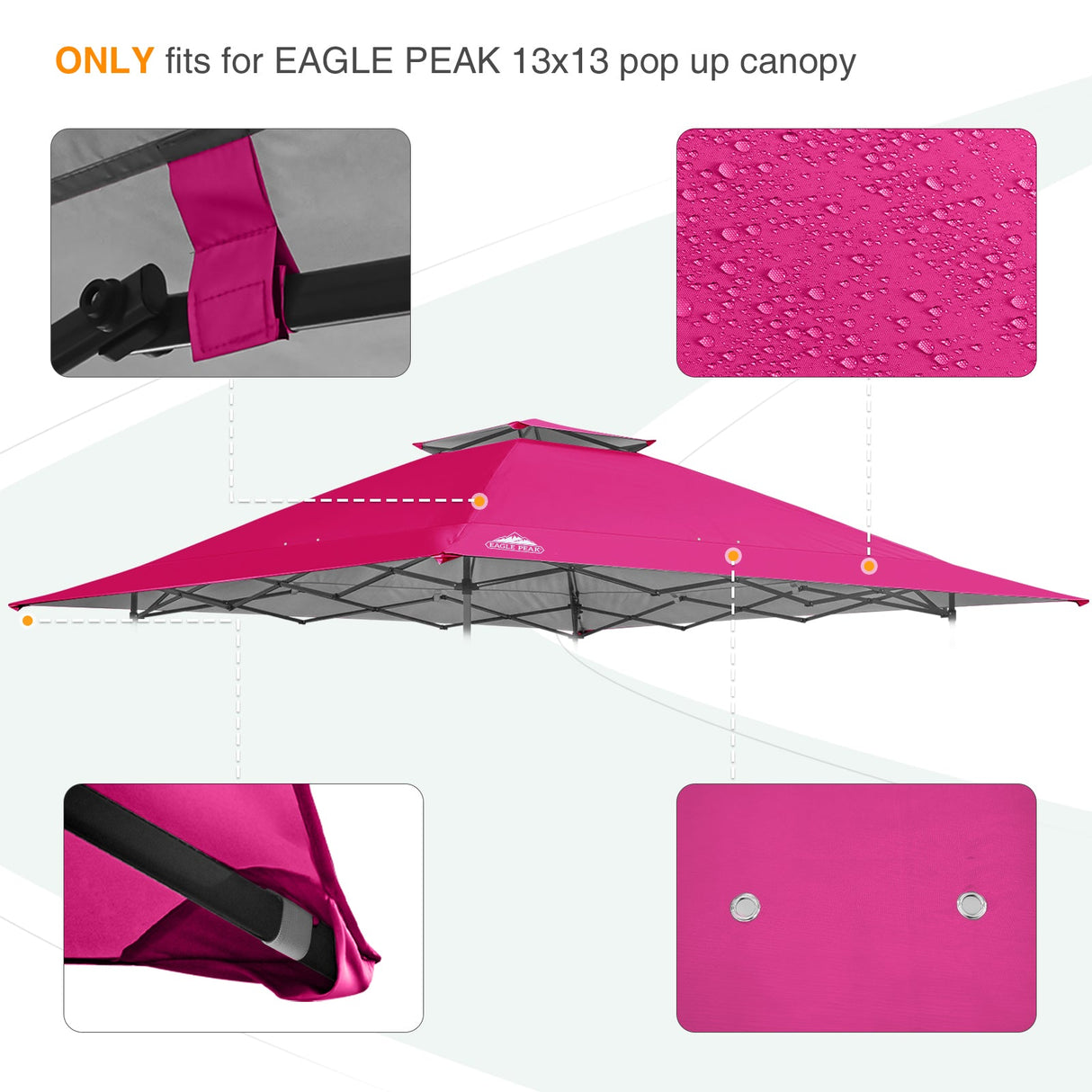 E169EPT - Canopy Top, All Colors - Eagle Peak