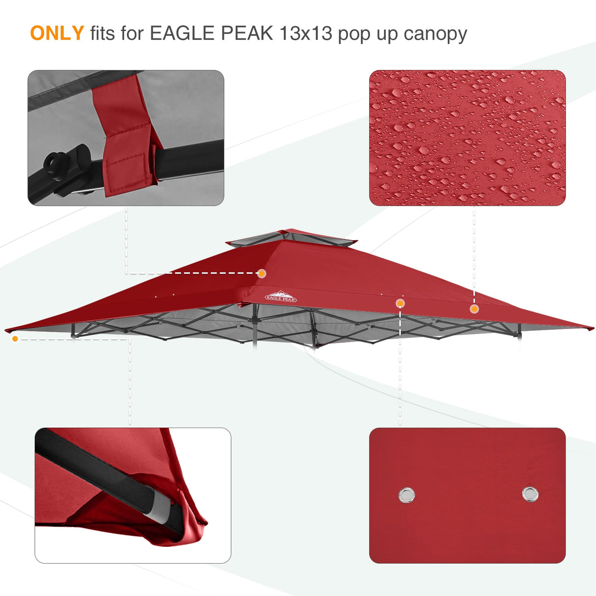 E169EPT - Canopy Top, All Colors - Eagle Peak