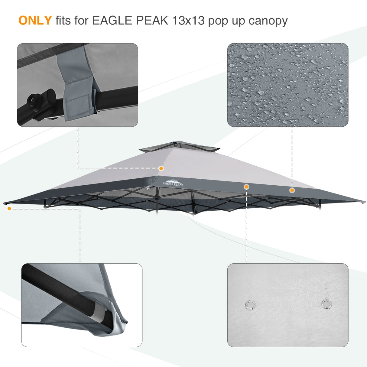 E169EPT - Canopy Top, All Colors - Eagle Peak