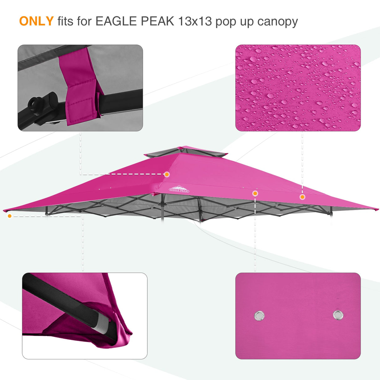 E169EPT - Canopy Top, All Colors - Eagle Peak