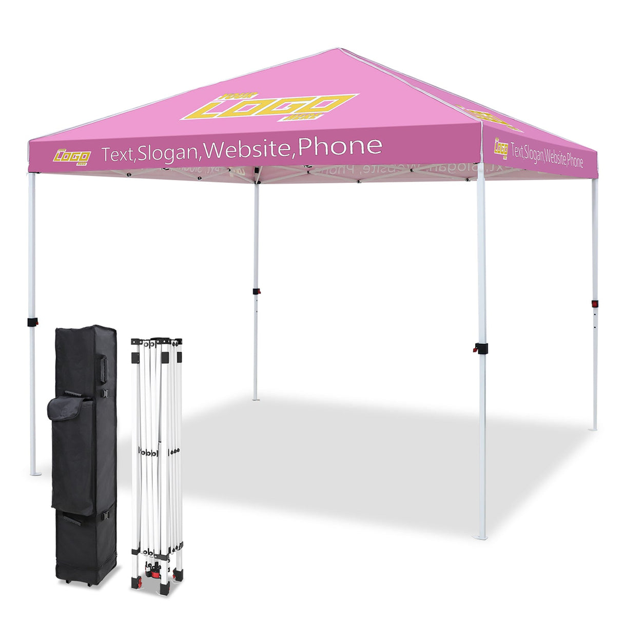 EAGLE PEAK E100 Steel Square Leg Commercial Custom Canopy Tent 10x10 - CLICK TO CONFIGURE - Package Prices Start at $499.00 - Eagle Peak Custom Canopy Tent