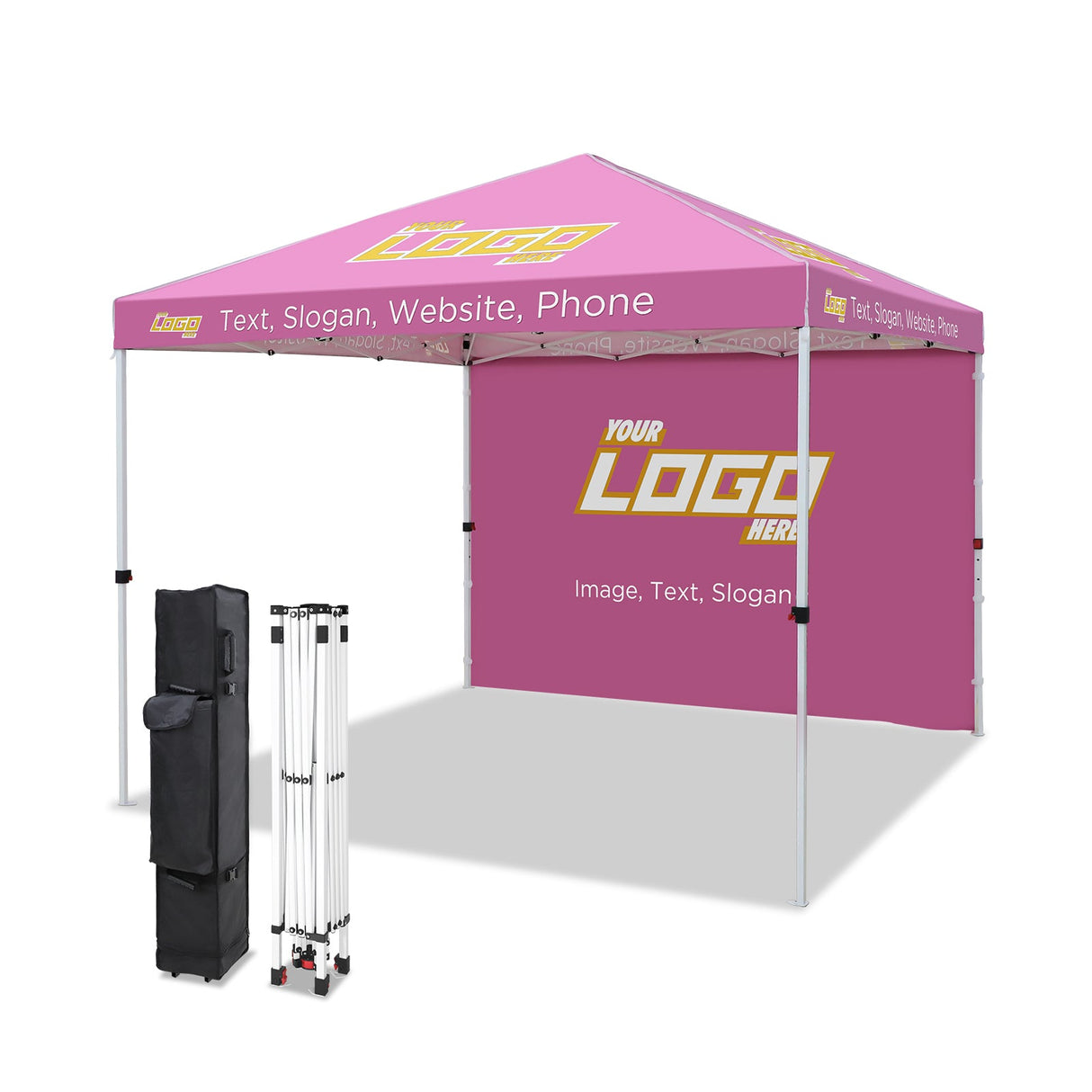 EAGLE PEAK E100 Steel Square Leg Commercial Custom Canopy Tent 10x10 - CLICK TO CONFIGURE - Package Prices Start at $499.00 - Eagle Peak Custom Canopy Tent