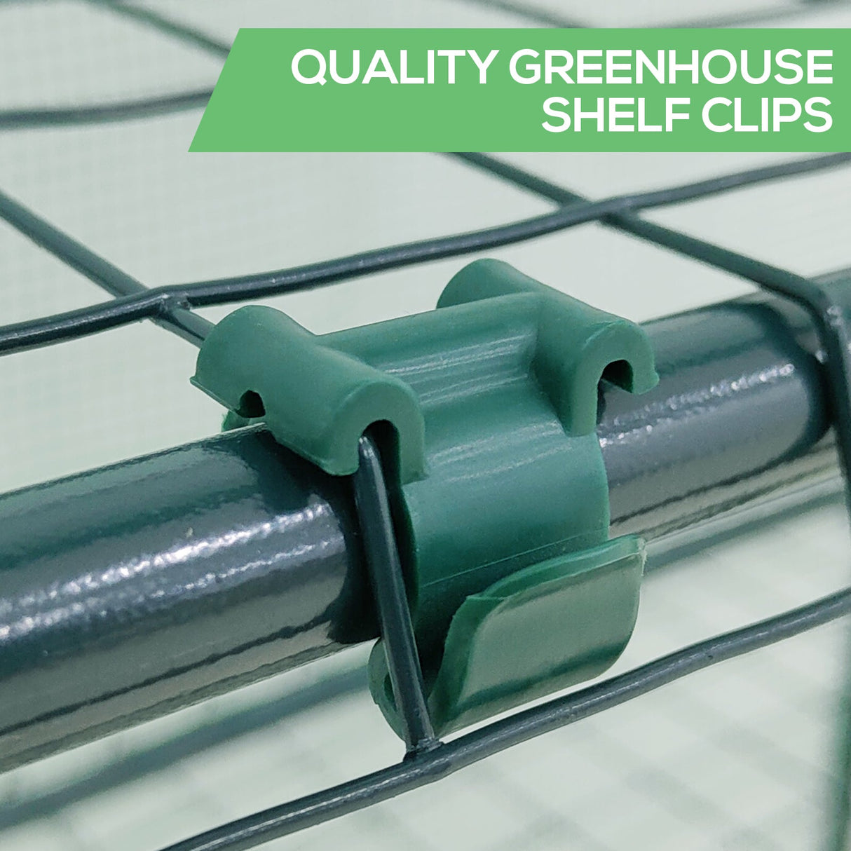 EAGLE PEAK Plastic Greenhouse Shelf Clips for 0.63 inch Tube, Pack of 32, Staging Shelf Rack Buckles - Eagle Peak Canopy and Outdoor Products