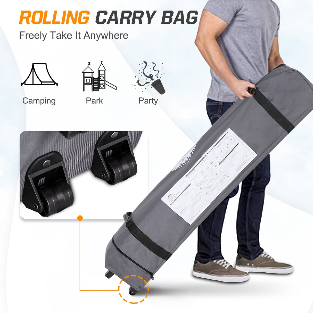 Eagle Peak SHADE GRAPHiX Easy Setup 10x10 Pop Up Canopy Tent (Pink Mushroom Top) - Eagle Peak Custom Canopy Tent