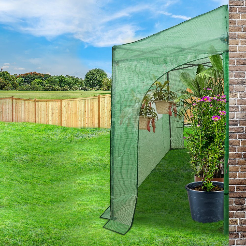 Easy Setup 10x5 Portable Lean to Pop Up Greenhouse - Eagle Peak