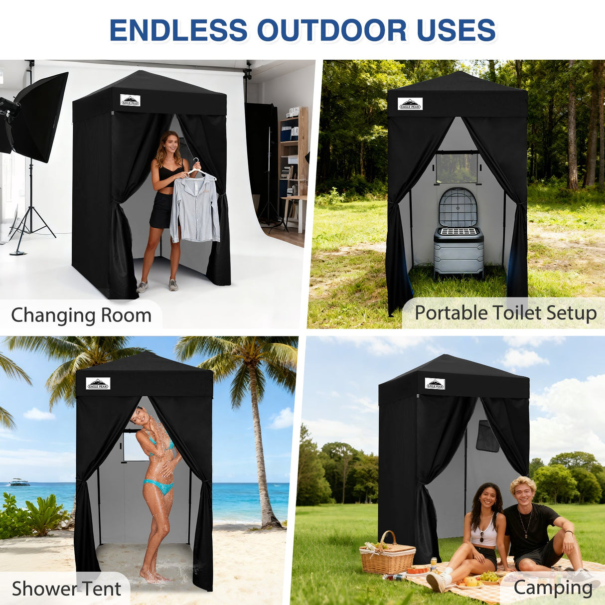 Flex Ultra Compact 4x4 Changing Room - Eagle Peak Custom Canopy Tent