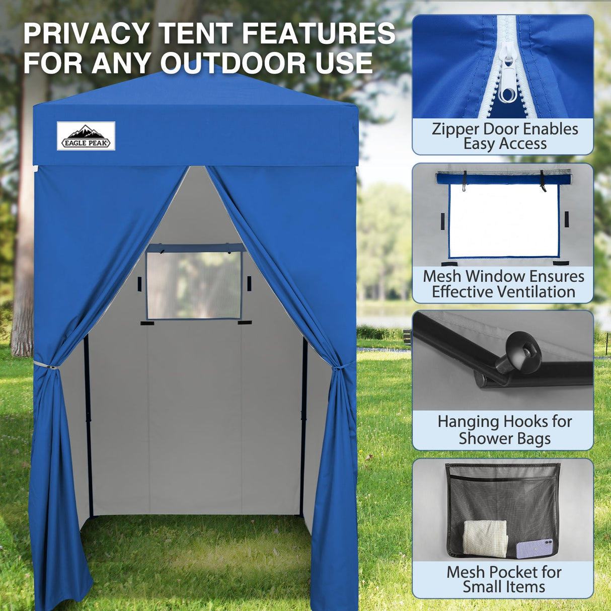 Flex Ultra Compact 4x4 Changing Room - Eagle Peak Custom Canopy Tent