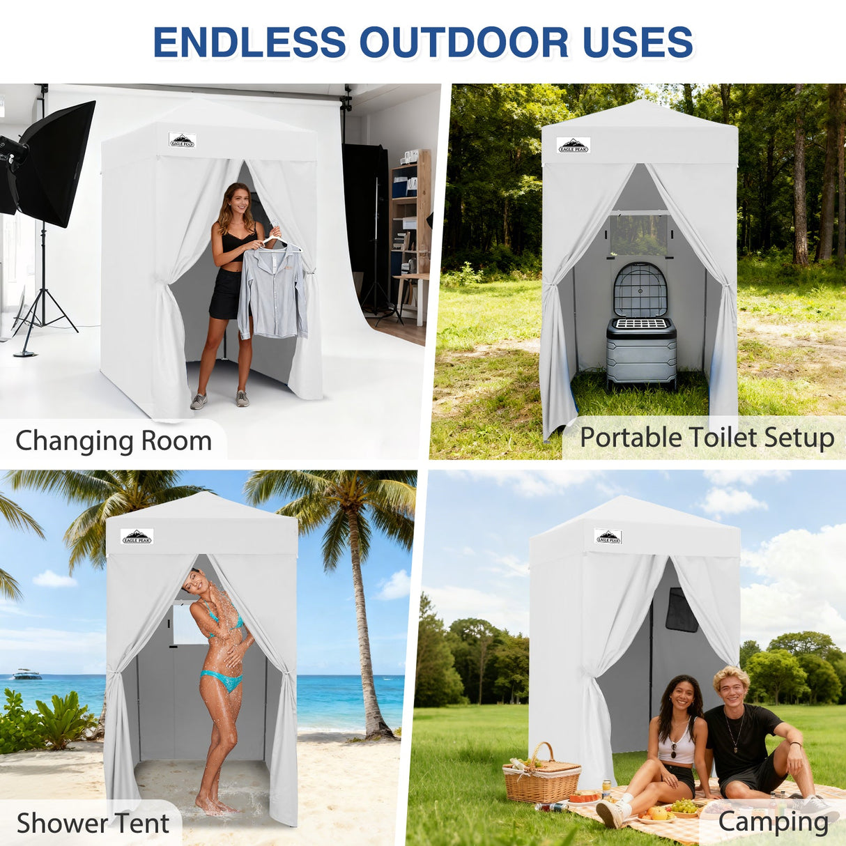 Flex Ultra Compact 4x4 Changing Room - Eagle Peak Custom Canopy Tent