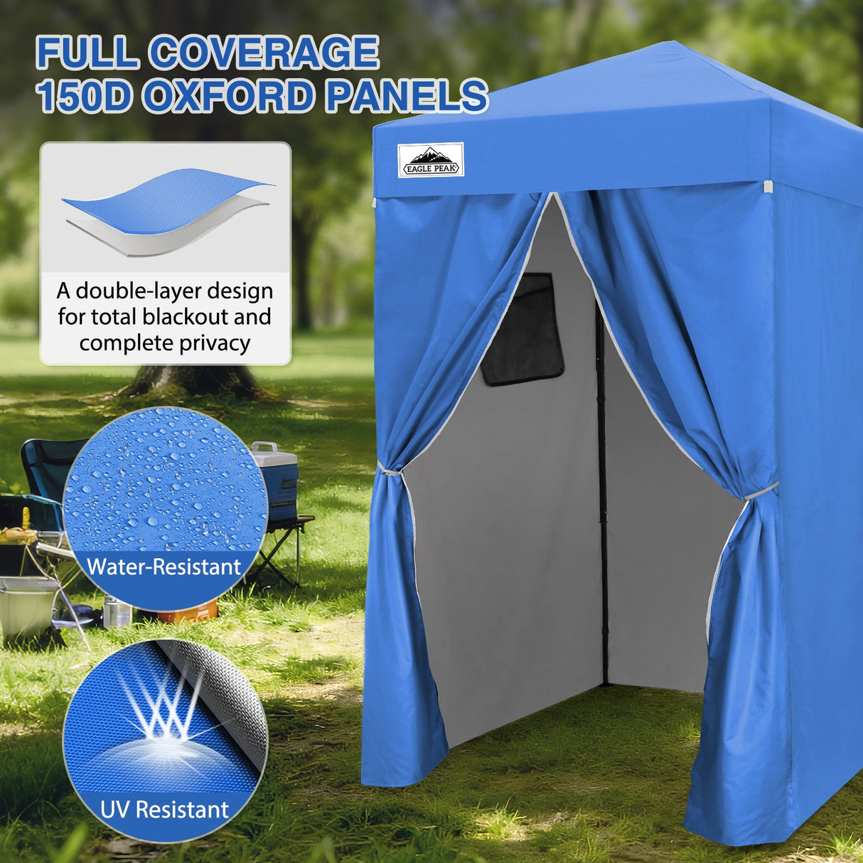 Flex Ultra Compact 4x4 Changing Room - Eagle Peak Custom Canopy Tent