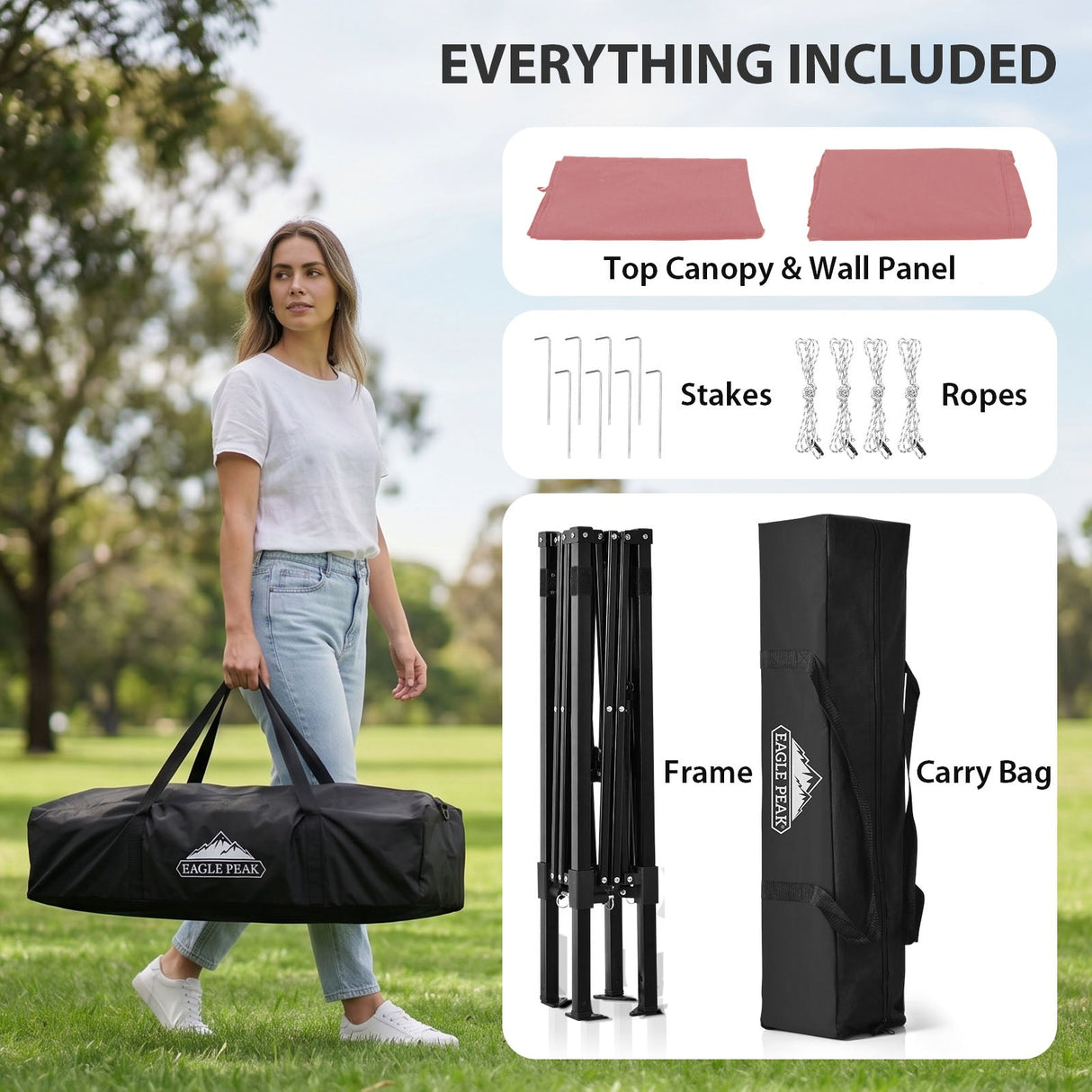 Flex Ultra Compact 4x4 Pop Up Changing Room Canopy - Eagle Peak®