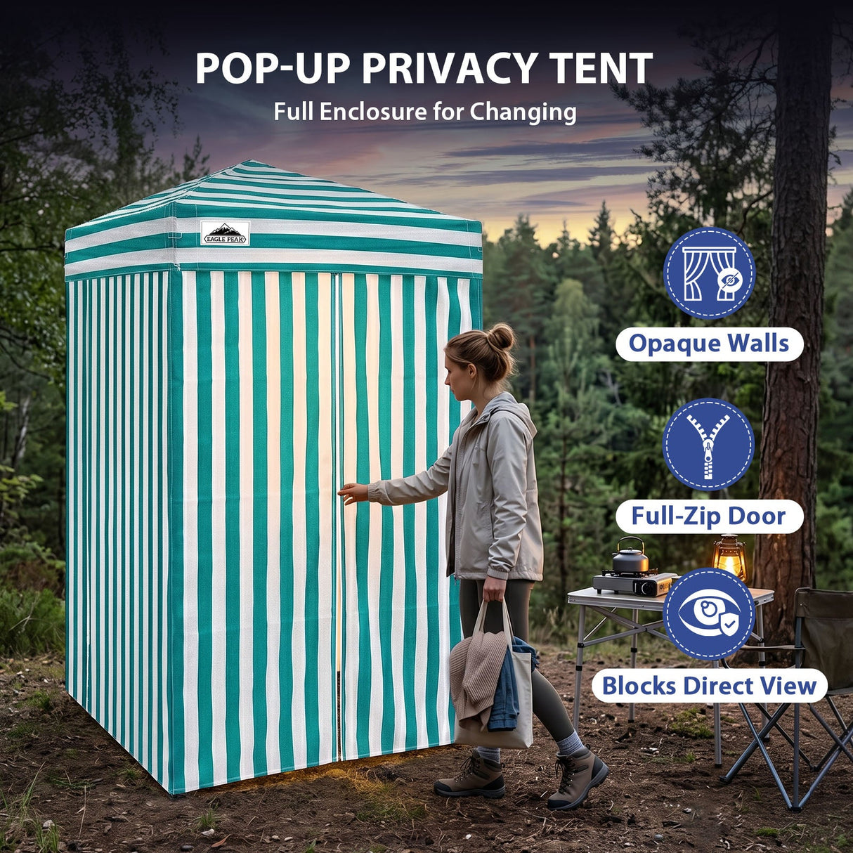 Flex Ultra Compact 4x4 Pop Up Changing Room Canopy - Eagle Peak®