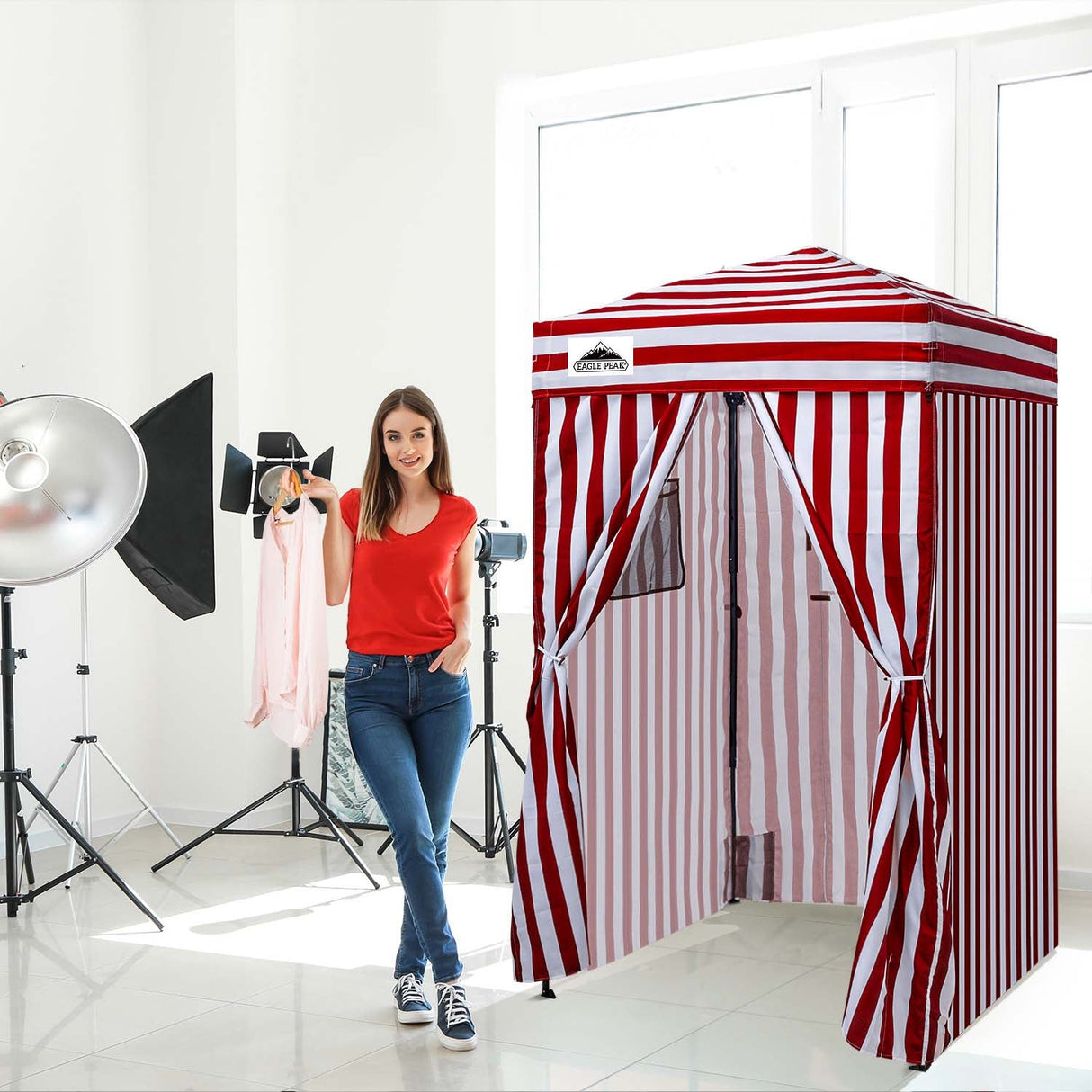 Flex Ultra Compact 4x4 Pop Up Changing Room Canopy - Eagle Peak Custom Canopy Tent