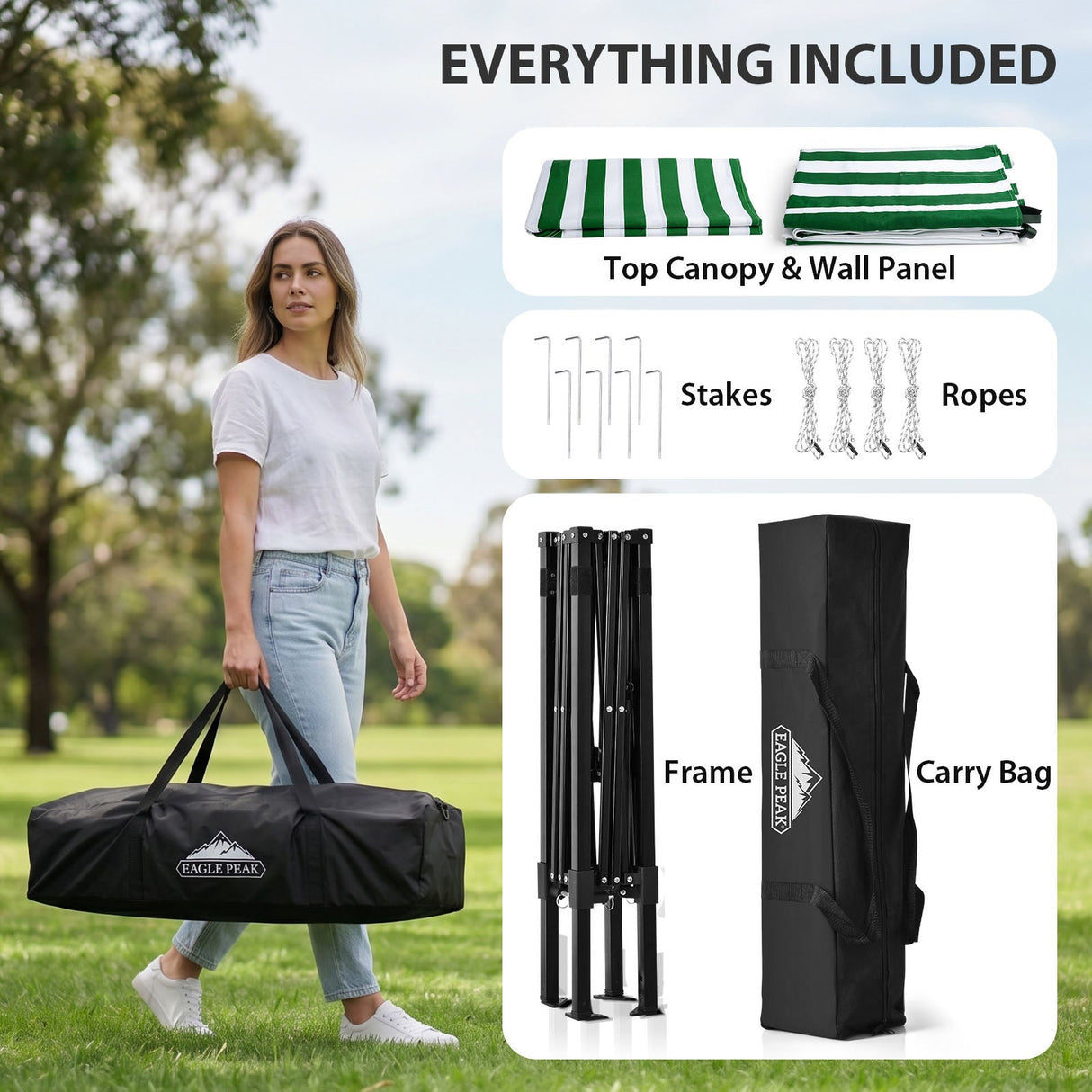 Flex Ultra Compact 4x4 Pop Up Changing Room Canopy - Eagle Peak®