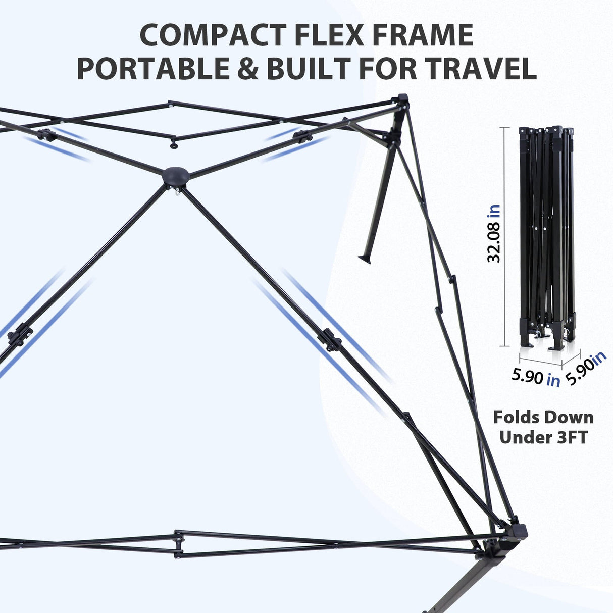 Flex Ultra Compact 5x5 Pop-up Canopy - Eagle Peak®