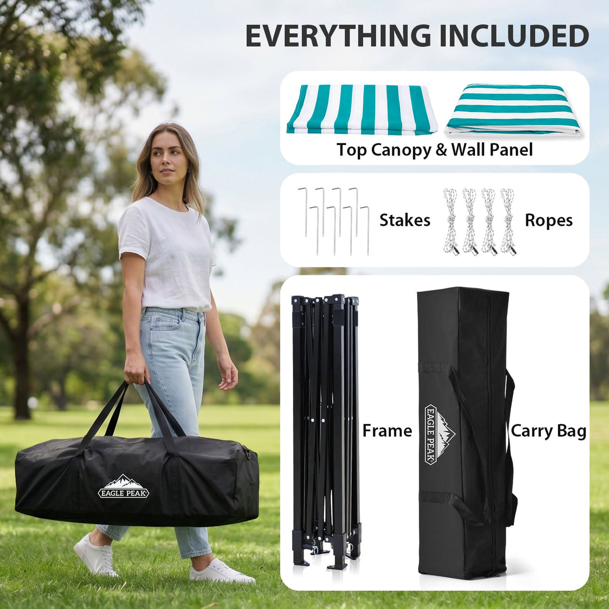 Flex Ultra Compact 5x5 Pop-up Canopy - Eagle Peak®