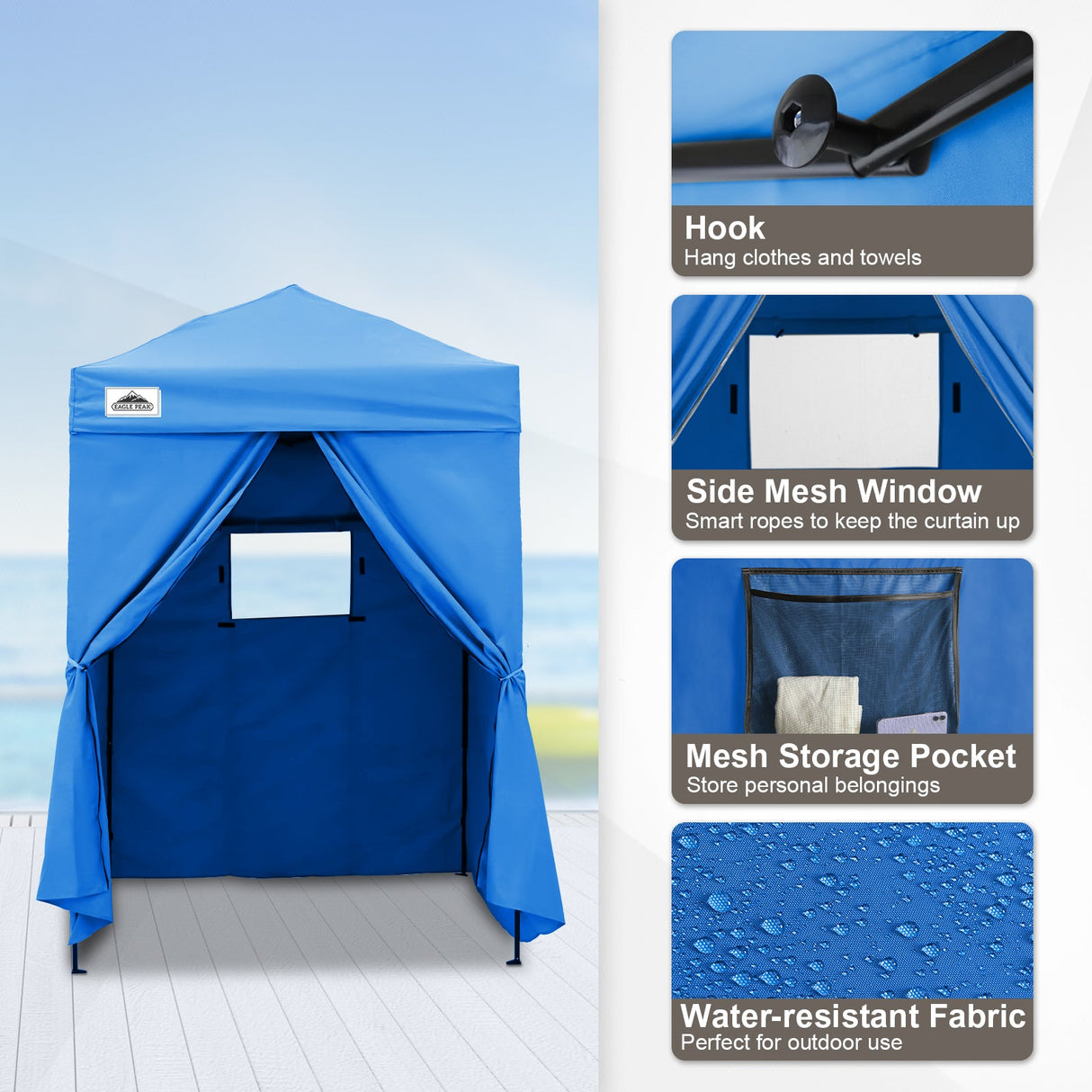 Flex Ultra Compact 5x5 Pop - up Canopy - Eagle Peak Custom Canopy Tent