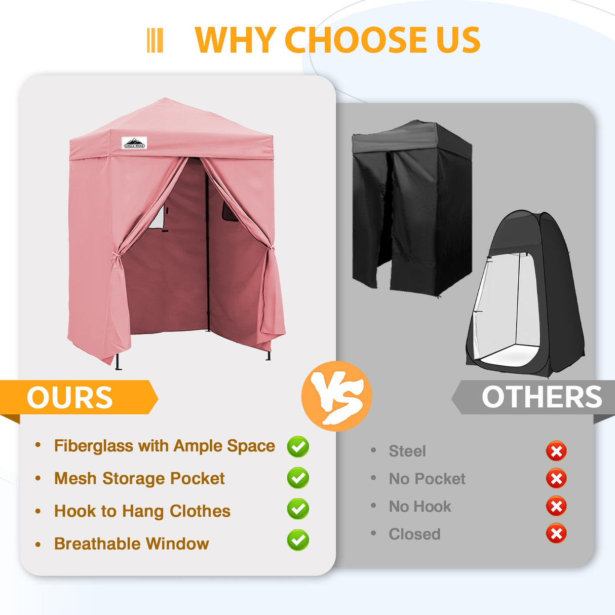 Flex Ultra Compact 5x5 Pop - up Canopy - Eagle Peak Custom Canopy Tent