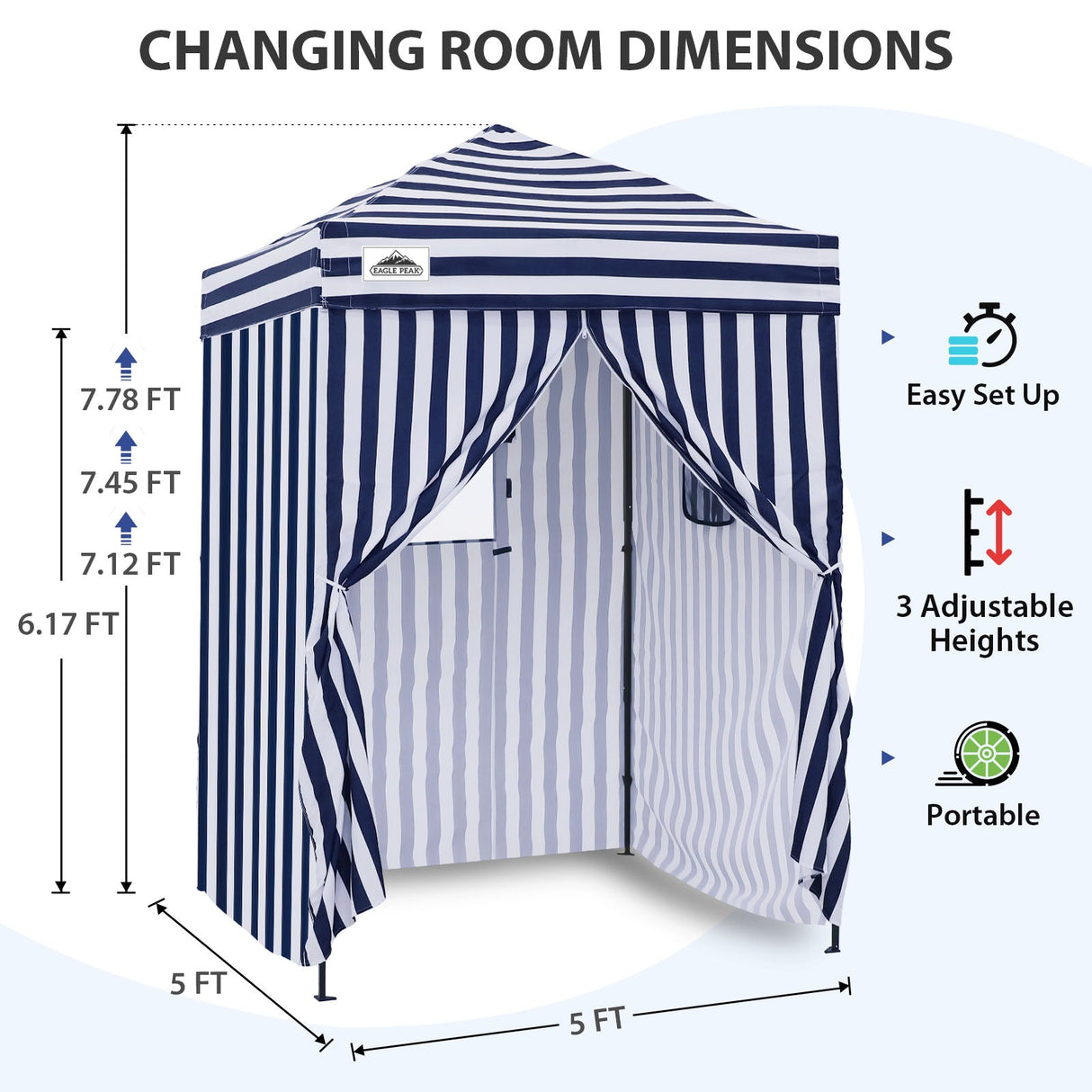Flex Ultra Compact 5x5 Pop-up Canopy - Eagle Peak®