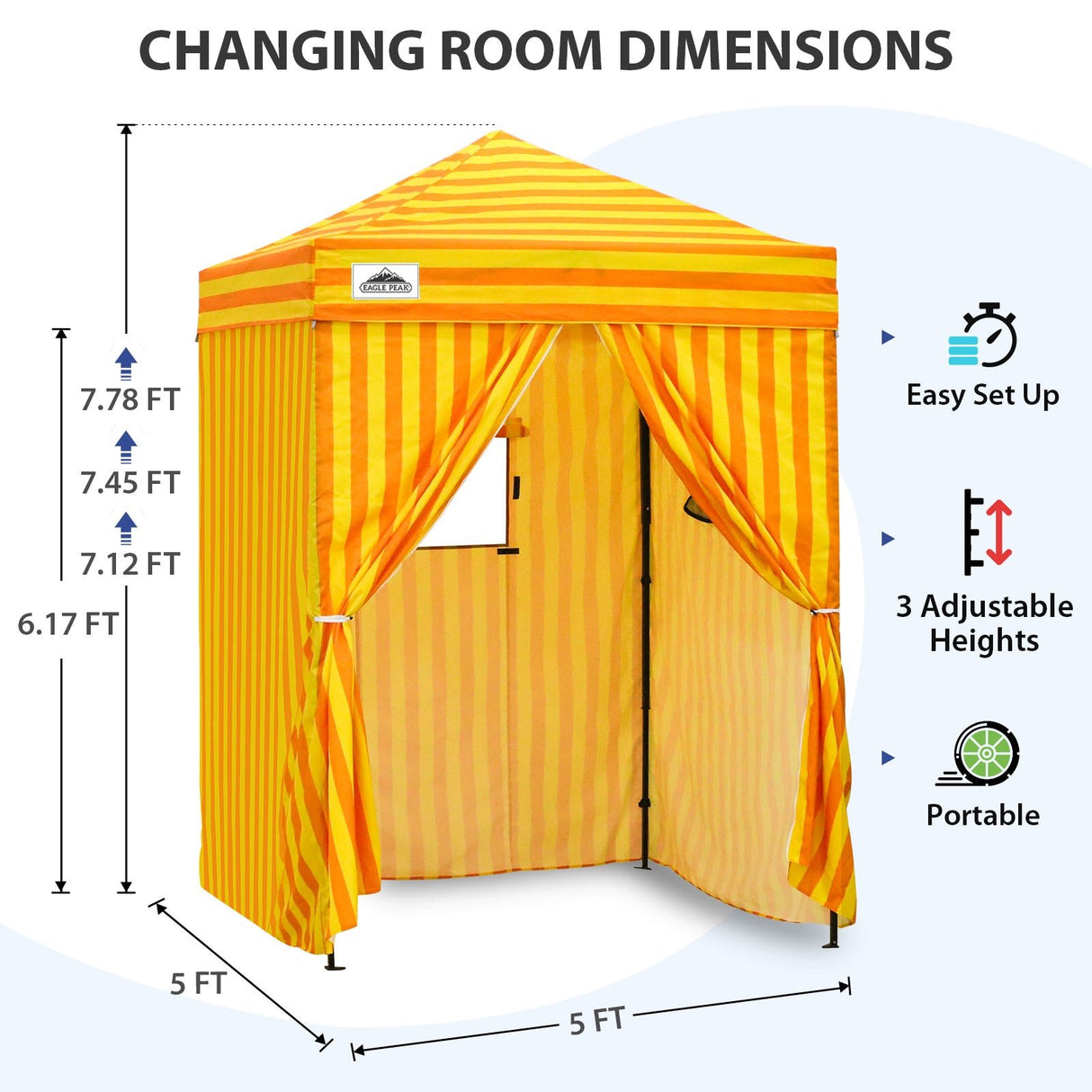 Flex Ultra Compact 5x5 Pop-up Canopy - Eagle Peak®